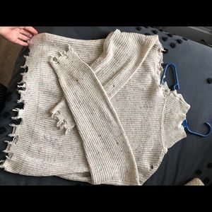 Destroyed sweater